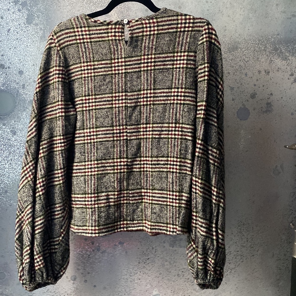 No 6 store wool plaid pant set in small - Picture 4 of 11